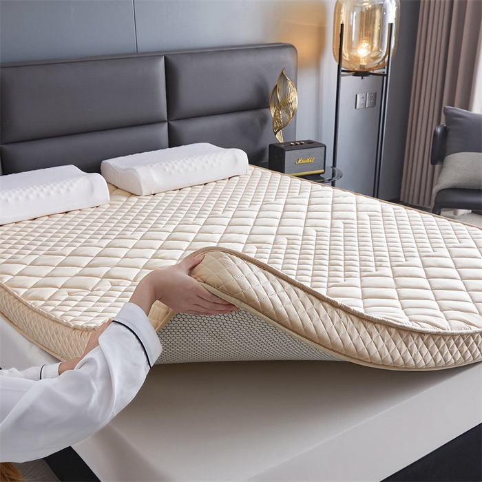 91家纺网 家纺一手货源 找家纺 艺博床垫 2025新款真丝椰棕床垫 金典驼