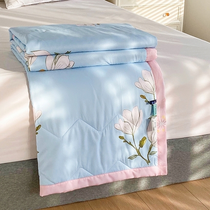 91家纺网 家纺一手货源 找家纺 （总）元元被芯 2025新款亲肤舒适磨毛印花夏被被子被芯