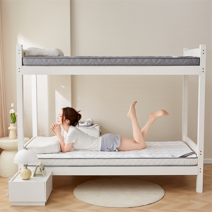 91家纺网 家纺一手货源 找家纺 艺博床垫 2025新款25D学生立体海绵床垫终版 曲线白