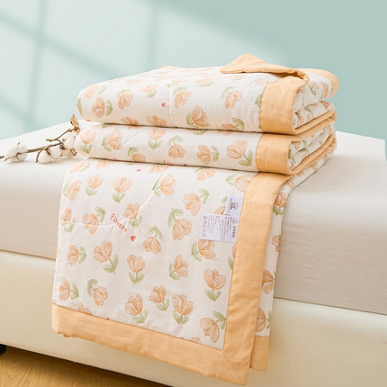 天之爱 2025新款春夏全棉纯棉印花夏被夏凉被空调被被子被芯 夏遇