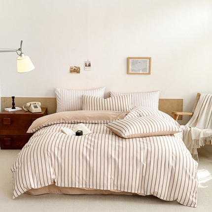 91家纺网 家纺一手货源 找家纺 （总）天一阁 2025新款A类40支133*72全棉纯棉简约时尚四件套