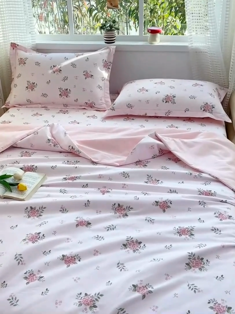 91家纺网 家纺一手货源 找家纺 2025新款40支13372全棉印花夏被 初妤