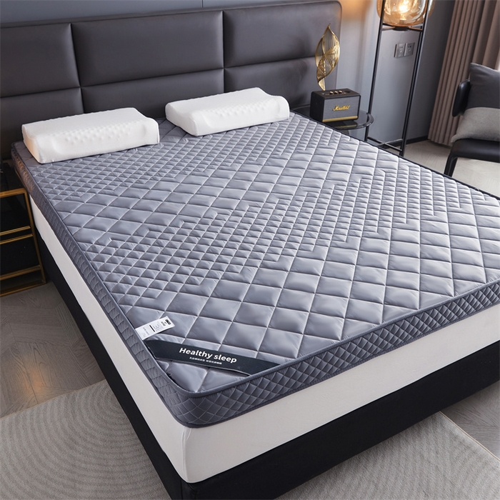 91家纺网 家纺一手货源 找家纺 艺博床垫 2025新款真丝椰棕床垫 高雅灰