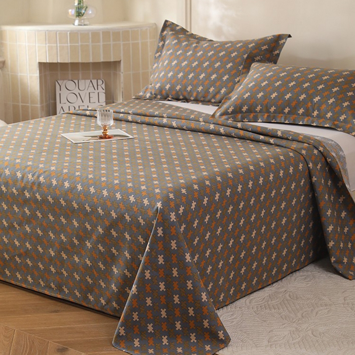 91家纺网 家纺一手货源 找家纺 幸嘉轩2025新款亲肤舒适床单三件套 摩尔比