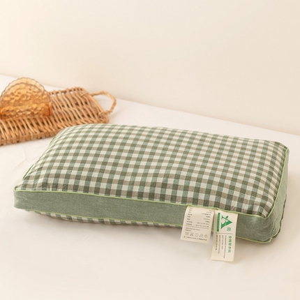 91家纺网 家纺一手货源 找家纺 （总）花瓣语家纺 2025新款全棉水洗棉荞麦枕头枕芯