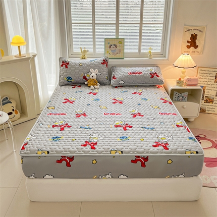 91家纺网 家纺一手货源 找家纺 （总）迪梦思家纺 2025新款A类正版授权卡通印花水洗棉夹棉学生床笠