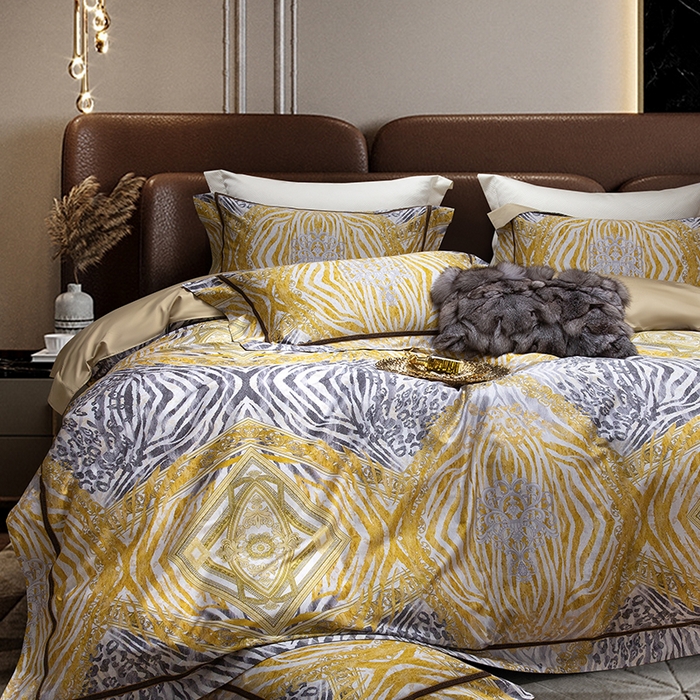 91家纺网 家纺一手货源 找家纺 （总）至爱今生 2025新款亲肤舒适四件套-卡洛娜