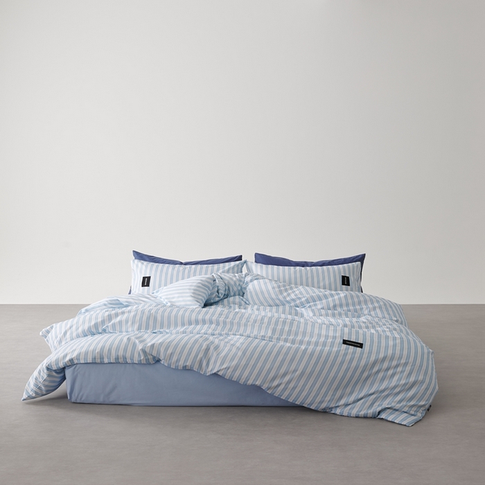 91家纺网 家纺一手货源 找家纺 棉眠 棉眠2025黑川简约条纹系列 南烛