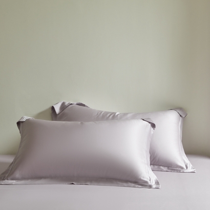 618家纺 2025新款60S100支兰精天丝单品-枕套 天丝蓝莲紫