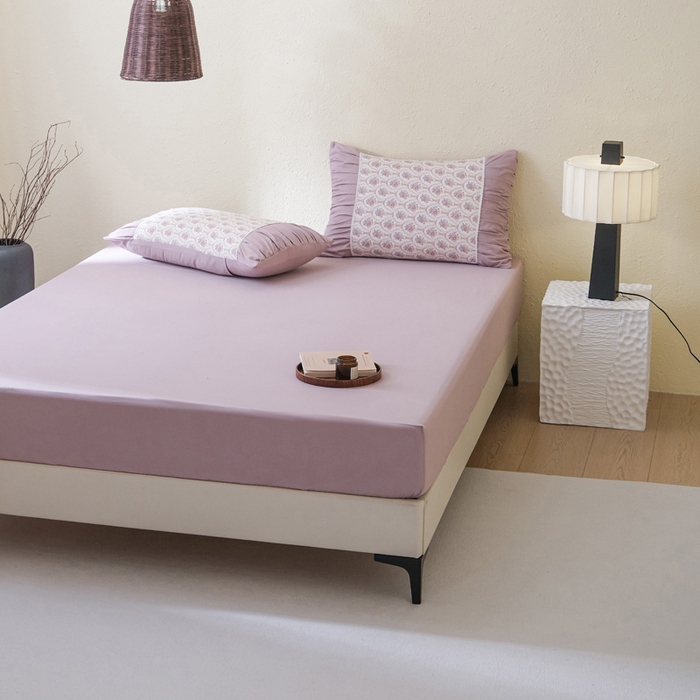 91家纺网 家纺一手货源 找家纺 布可家纺 2025新款A类法式清新褶皱印花四件套 麦哲伦