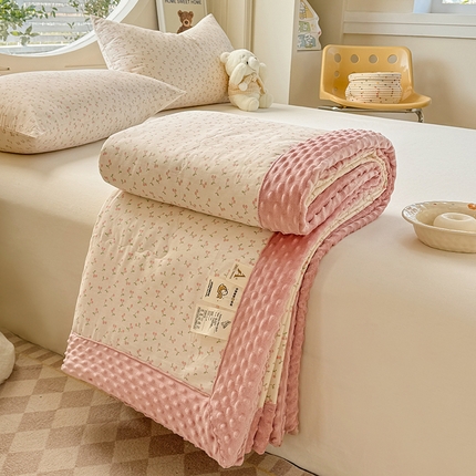 91家纺网 家纺一手货源 找家纺 （总）梦依依 2025新款40支全棉豆豆被大豆被夏被春秋被子被芯 加微信送买家秀