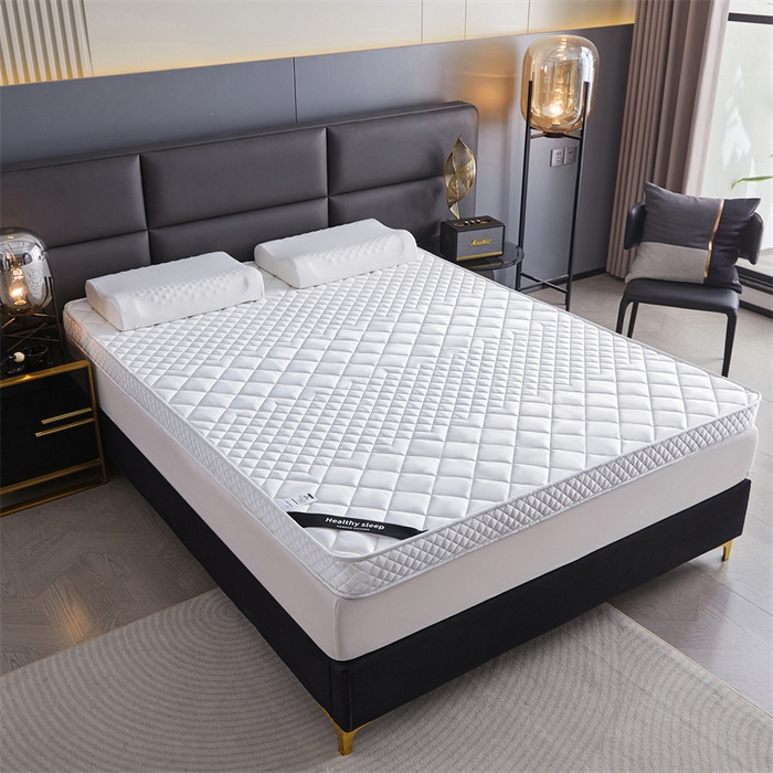 91家纺网 家纺一手货源 找家纺 艺博床垫 2025新款真丝椰棕床垫 月光白