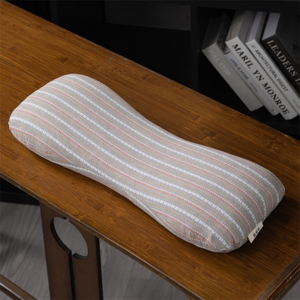 91家纺网 家纺一手货源 找家纺 （总）仁宇枕业 2025新款新品全棉色织提花水洗棉条纹8字骨头护颈椎全荞麦枕头枕芯