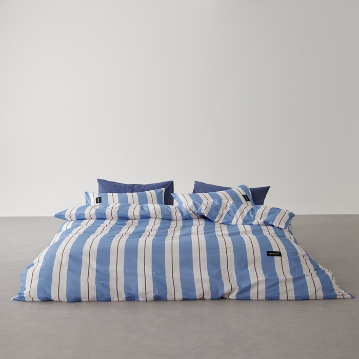 91家纺网 家纺一手货源 找家纺 棉眠 棉眠2025黑川简约条纹系列 琥珀