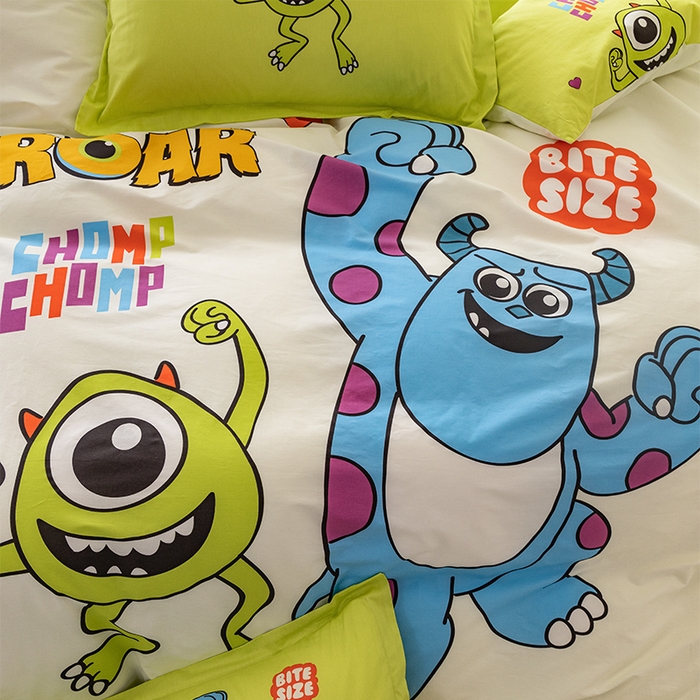 91家纺网 家纺一手货源 找家纺 典曼家纺 2025新款迪士尼大版印花卡通四件套 奥利给米