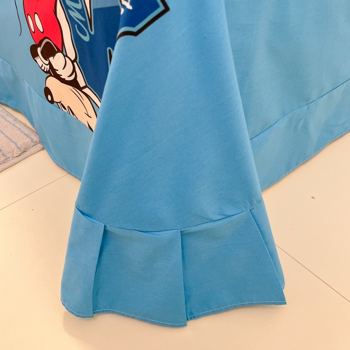 91家纺网 家纺一手货源 找家纺 典曼家纺 2025新款迪士尼大版印花卡通四件套 活力米仔