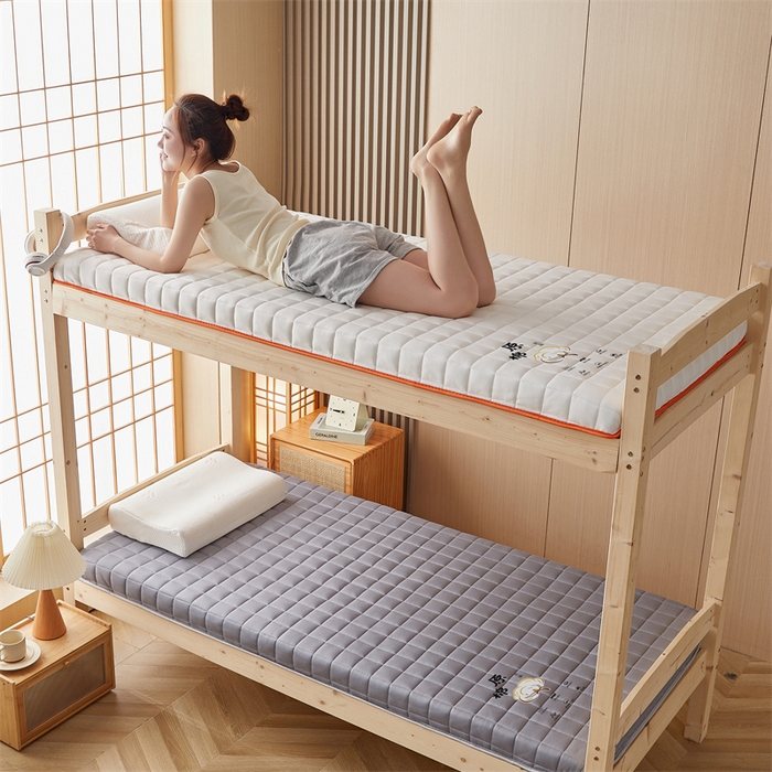 91家纺网 家纺一手货源 找家纺 艺博床垫 2025新款A类原棉棉花床垫--学生款 绅士灰-厚度6cm