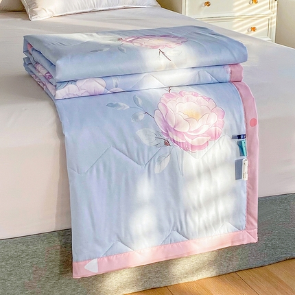 91家纺网 家纺一手货源 找家纺 （总）元元被芯 2025新款亲肤舒适磨毛印花夏被被子被芯