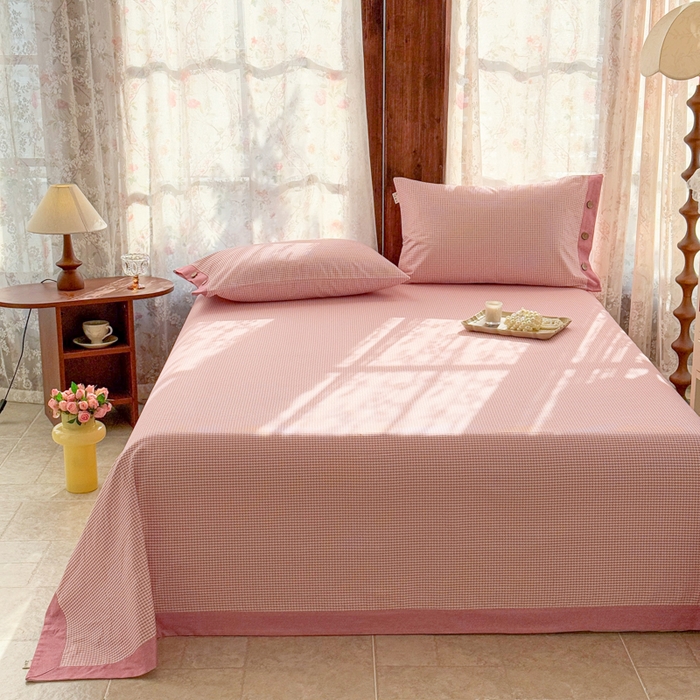 91家纺网 家纺一手货源 找家纺 （总）简宜家居 2025新款宽边纯棉全棉老粗布床单