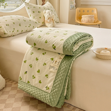 91家纺网 家纺一手货源 找家纺 （总）梦依依 2025新款40支全棉豆豆被大豆被夏被春秋被子被芯 加微信送买家秀