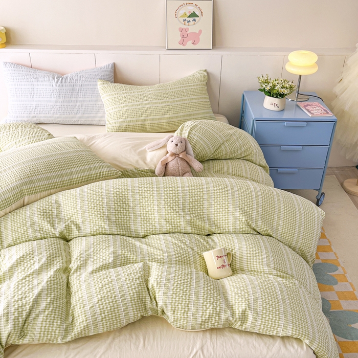 91家纺网 家纺一手货源 找家纺 （总）老K (原美阁） 2025新款亲肤舒适有氧针织棉亲肤四件套