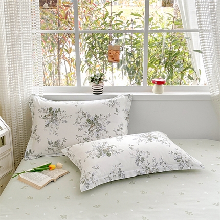 元元被芯 2025新款40支13372全棉印花全棉枕套 若萱