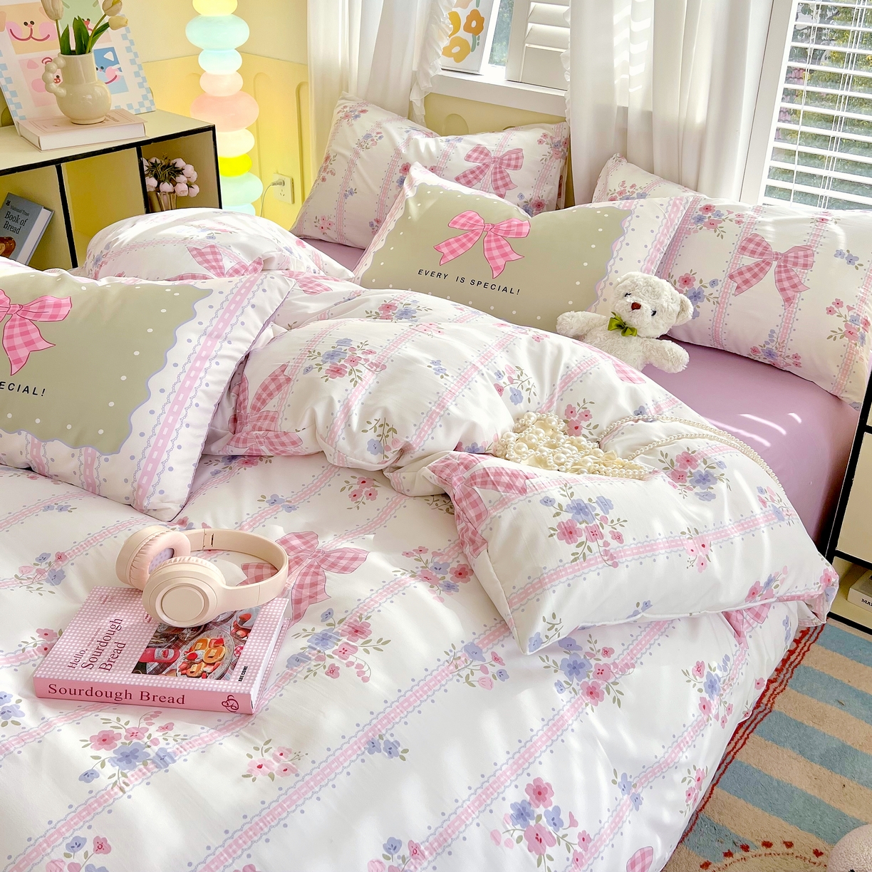 91家纺网 家纺一手货源 找家纺 （总）大麦乐田2025新款超柔大版印花四件套