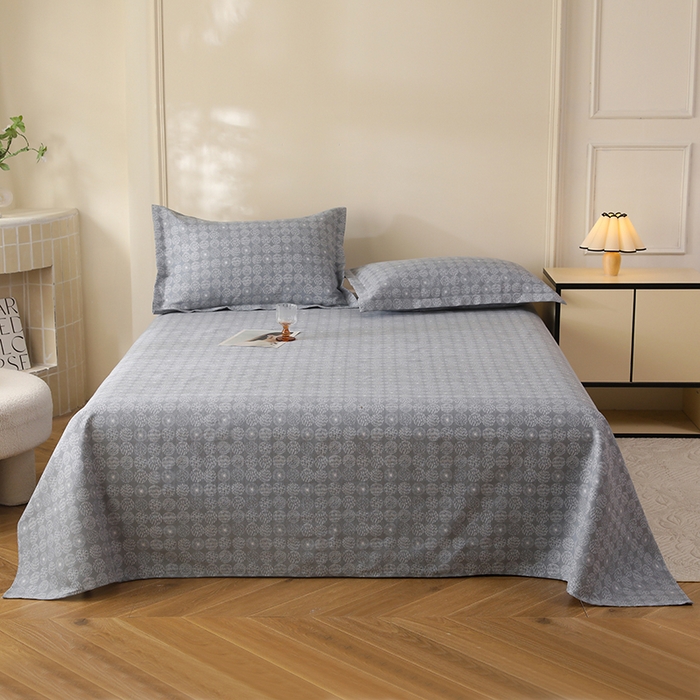 91家纺网 家纺一手货源 找家纺 幸嘉轩2025新款亲肤舒适床单三件套 如梦