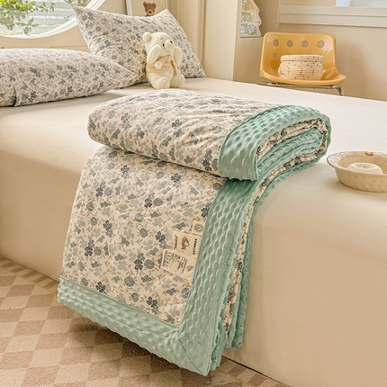 91家纺网 家纺一手货源 找家纺 （总）梦依依 2025新款40支全棉豆豆被大豆被夏被春秋被子被芯 加微信送买家秀