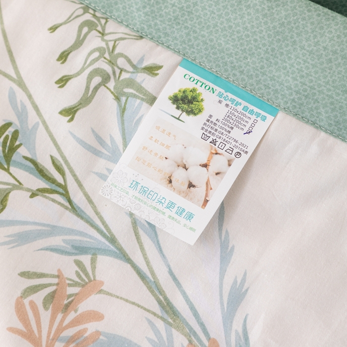 91家纺网 家纺一手货源 找家纺 鑫棉坊 2025新款A类全棉印花大豆纤维空调被大豆被 情梦莎