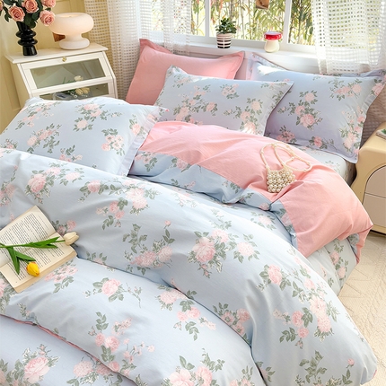 元元被芯 2025新款40支13372全棉印花全棉被套 初妤