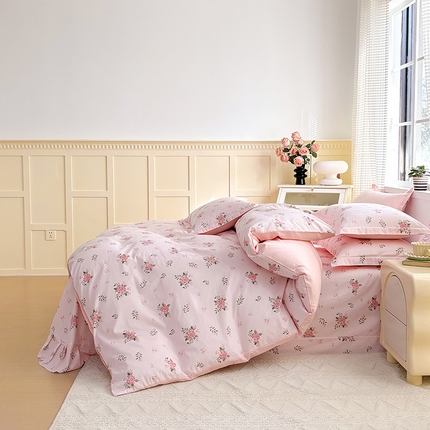 91家纺网 家纺一手货源 找家纺 （总）元元被芯 2025新款40支13372全棉印花全棉三件套