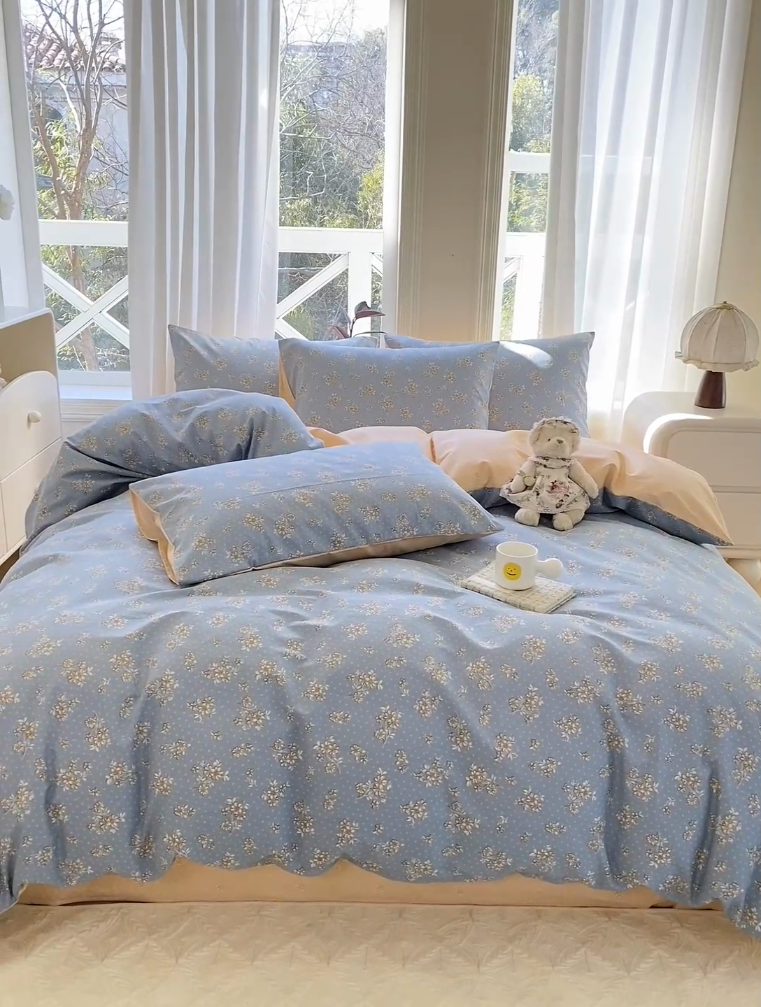 91家纺网 家纺一手货源 找家纺 慕希家纺 2025新款全棉13372印花四件套 辞优