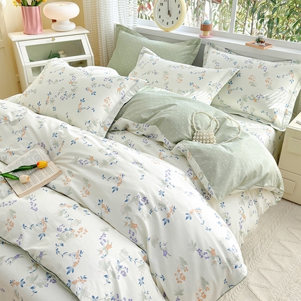 91家纺网 家纺一手货源 找家纺 （总）元元被芯 2025新款40支13372全棉印花全棉被套