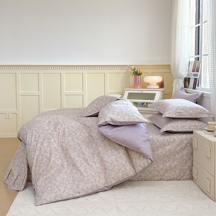 91家纺网 家纺一手货源 找家纺 （总）元元被芯 2025新款40支13372全棉印花全棉三件套