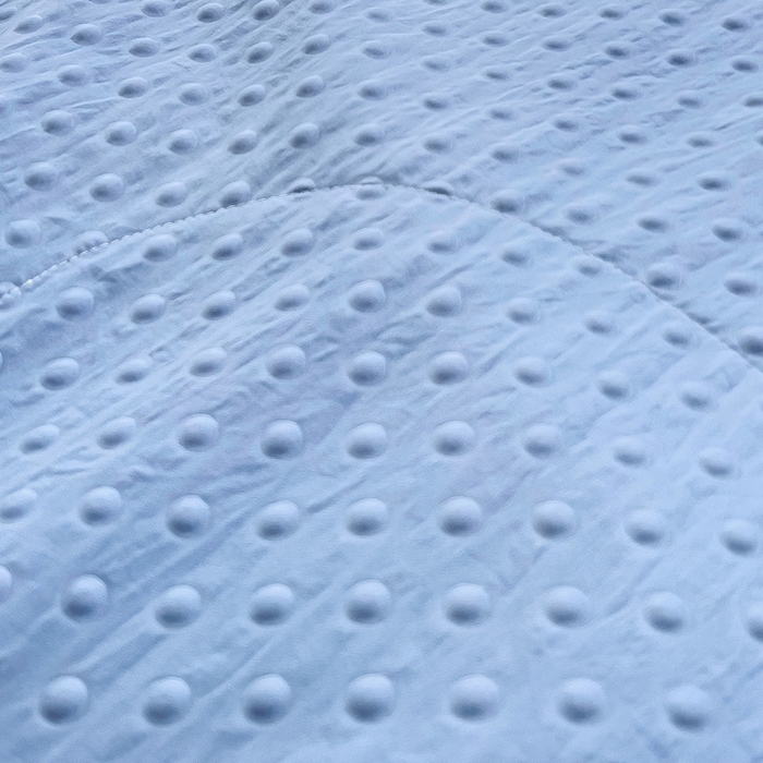 91家纺网 家纺一手货源 找家纺 鑫棉坊 2025新款A类水洗棉豆豆双层纱棉花夏凉被 精灵小熊