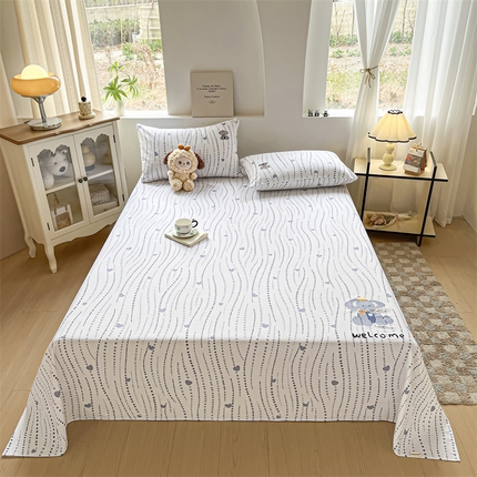 91家纺网 家纺一手货源 找家纺 （总）笙意家纺2025新款全棉老粗布单品单床单