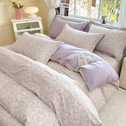 91家纺网 家纺一手货源 找家纺 （总）元元被芯 2025新款40支13372全棉印花全棉被套