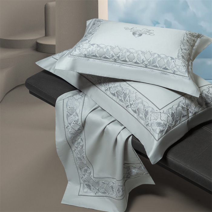 91家纺网 家纺一手货源 找家纺 高大尚婚庆馆 2025新款长绒棉四件套-简奢 简奢-水晶兰