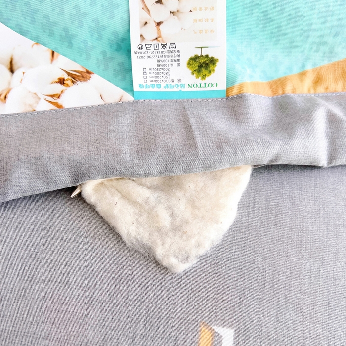 91家纺网 家纺一手货源 找家纺 鑫棉坊 【又降价啦】2025新款全棉A类印花纯棉花夏被可机洗空调被 金城之恋