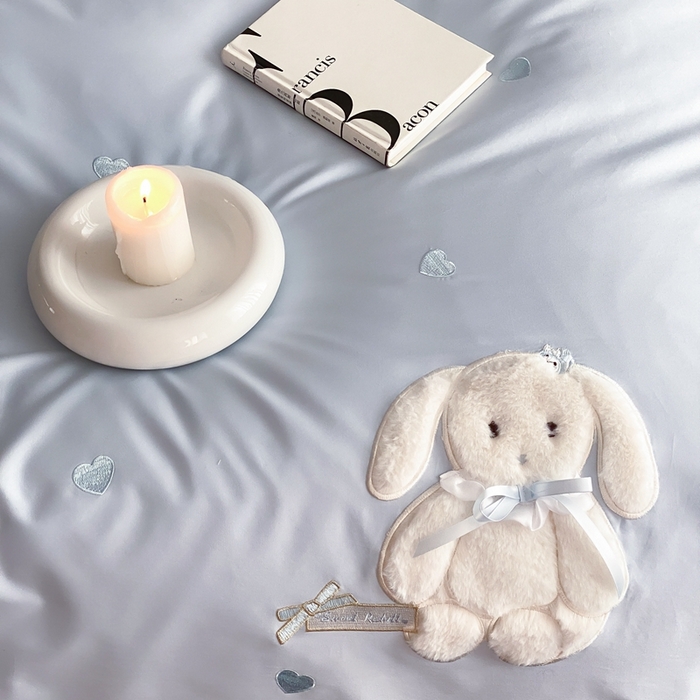 91家纺网 家纺一手货源 找家纺 MIU缪家居 2025新款100支全棉四件套-伽佰俐 小清新场景 蓝色