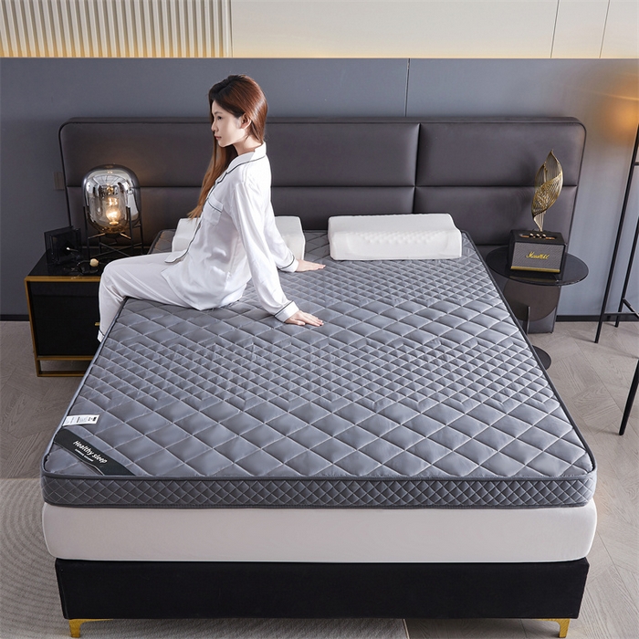 91家纺网 家纺一手货源 找家纺 艺博床垫 2025新款真丝椰棕床垫 高雅灰