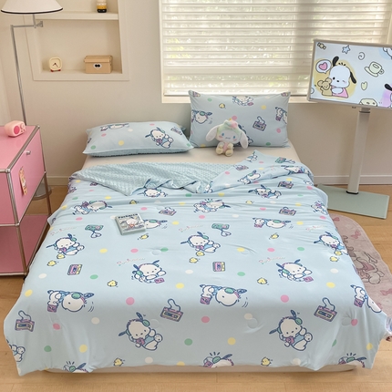 心卓婴童馆 2025新款A类三丽鸥凉感冰豆豆被被子被芯-成人款 音乐帕恰狗