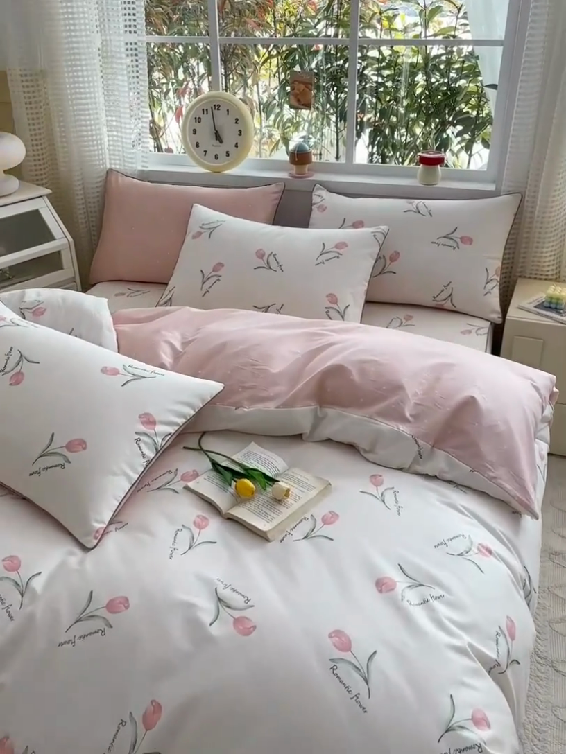 91家纺网 家纺一手货源 找家纺 元元被芯 2025新款40支13372全棉印花全棉隐藏式夹棉被套 昕动