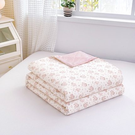 2025新款40支13372全棉印花夏被 缘月