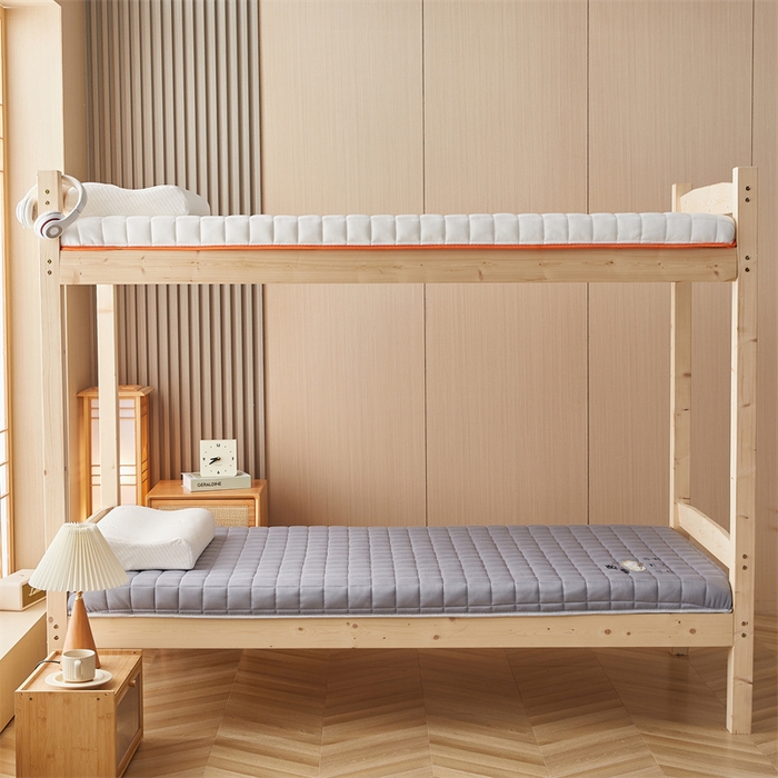 91家纺网 家纺一手货源 找家纺 艺博床垫 2025新款A类原棉棉花床垫--学生款 绅士灰-厚度9cm