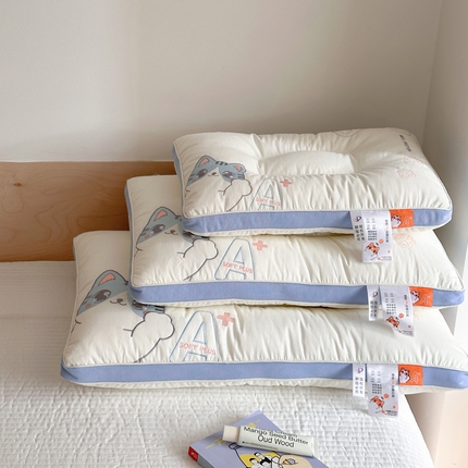 91家纺网 家纺一手货源 找家纺 （总）伟邦2025新款小奶猫亲子枕枕头枕芯