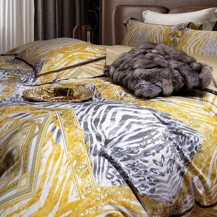 91家纺网 家纺一手货源 找家纺 （总）至爱今生 2025新款亲肤舒适四件套-卡洛娜