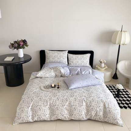 91家纺网 家纺一手货源 找家纺 慕希家纺 2025新款全棉13372印花四件套 芷兰