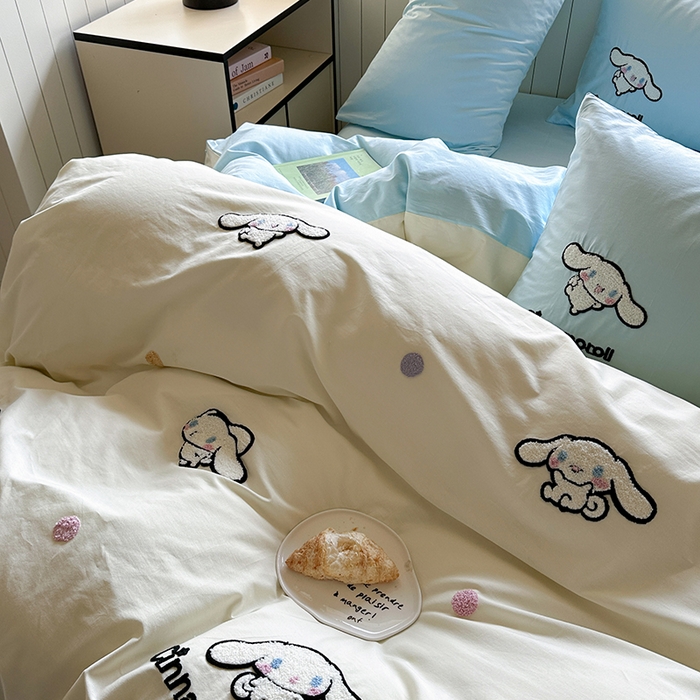 91家纺网 家纺一手货源 找家纺 （总）金爱家 2025新款全棉毛巾绣四件套